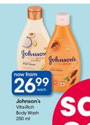 Johnson's Vita-Rich Body Wash-250 ml Each
