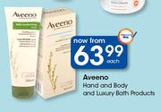Aveeno Hand And Body And Luxury Bath Products-Each