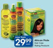 African Pride Hair Care Styling Products-Each