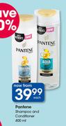Pantene Shampoo And Conditioner-400ml Each