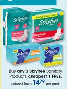Stayfree Sanitary Products-Per Pack