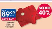 Safeway Electric Hot Water Bottle-Each