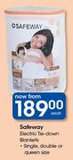Safeway Electric Tie-Down Blankets-Each