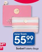 Sorbet Toiletry Bags-Each