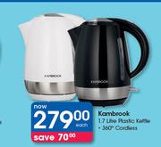 Kambrook 1.7 Litre Plastic Kettle-Each