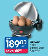 Safeway (7-Egg) Stainless Steel Egg Boiler-Each