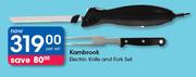 Kambrook Electric Knife And Fork Set-Per Set