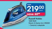 Russell Hobbs 1600 Watt Steam & Spray Iron RHI283-Each