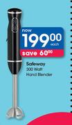 Safeway 300 Watt Hand Blender-Each