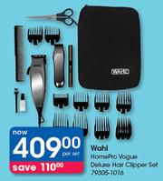 Special Wahl HomePro Vogue Deluxe Hair Clipper Set Per Set m