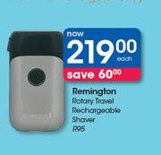 Remington Rotary Travel Rechargeable Shaver R95-Each