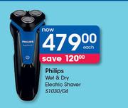 Philips Wet & Dry Electric Shaver S1030/04-Each
