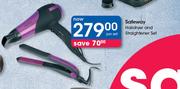 Safeway Hairdryer And Straightener Set-Per Set