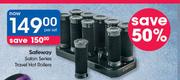 Safeway Salon Series Travel Hot Rollers-Per Set