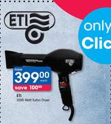ETI 3200 Watt Turbo Dryer-Each