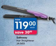 Safeway Hair Straightener JA-3453-Each