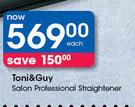 Toni & Guy Salon Professional Straightener-Each