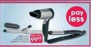 Clicks Pay Less 1200 Watt Compact Hairdryer, Wet & Dry Hair Straightener Or Curlling Tong-Each