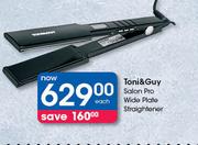 Toni & Guy Salon Pro Wide Plate Straightener-Each
