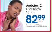 Andolex C Oral Spray-30ml Each