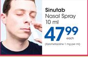 Sinutab Nasal Spray-10ml Each