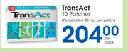 TransAct 10 Patches-Per Pack