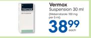 Vermox Suspension-30ml Each