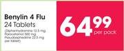 Benylin 4 Flu 24 Tablets-Per Pack