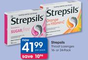 Strepsils Throat Lozenges 16 Or 24 Pack-Per Pack