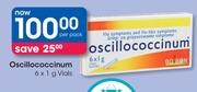 Oscillococcinum 6 x 1g Vials-Per Pack