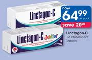Linctagon C 12 Effervescent Tablets-Per Pack
