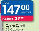 Zyora Zykrill 30 Capsules-Per Pack