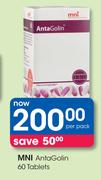 MNI AntaGolin 60 Tablets-Per Pack