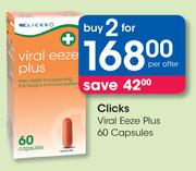 Clicks Viral Eeze Plus 60 Capsules-For 2