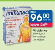 Vitabiotics Selenium+ Immunace 30 Tablets-Per Pack