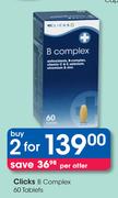 Clicks B Complex 60 Tablets-For 2