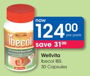 Wellvita Ibecol IBS 30 Capsules-Per Pack