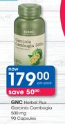 GNC Herbal Plus Garcinia Cambogia 500mg 90 Capsules-Per Pack