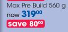 Nutritech Premium Max Pre Build-560g