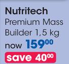Nutritech Premium Mass Builder-1.5Kg Each