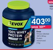 Evox Fitness Lifestyle 100% Whey Protein Advanced-2Kg Each