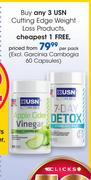  USN Cutting Edge Weight Loss Products-Per Pack