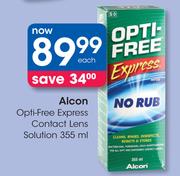 Alcon Opti Free Express Contact Lens Solution-355ml Each