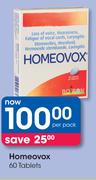 Homeovox 60 Tablets-Per Pack