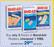 Band-Aid Plasters-Per Pack