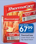ThermaCare Lower Back & Hip Heat Patch-Each