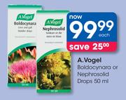 A.Vogel Boldocynara Or Nephrosolid Drops-50ml Each