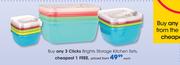 Clicks Brights Storage Kitchen Sets-Each