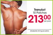 TransAct 10 Patches-Per Pack