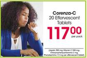 Corenza-C 20 Effervscent tablets-Per Pack